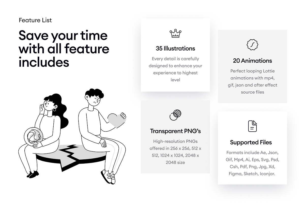 Animated Overthinking Illustrations, a Person Illustration by Vectors Market (Photo 2 of 7)