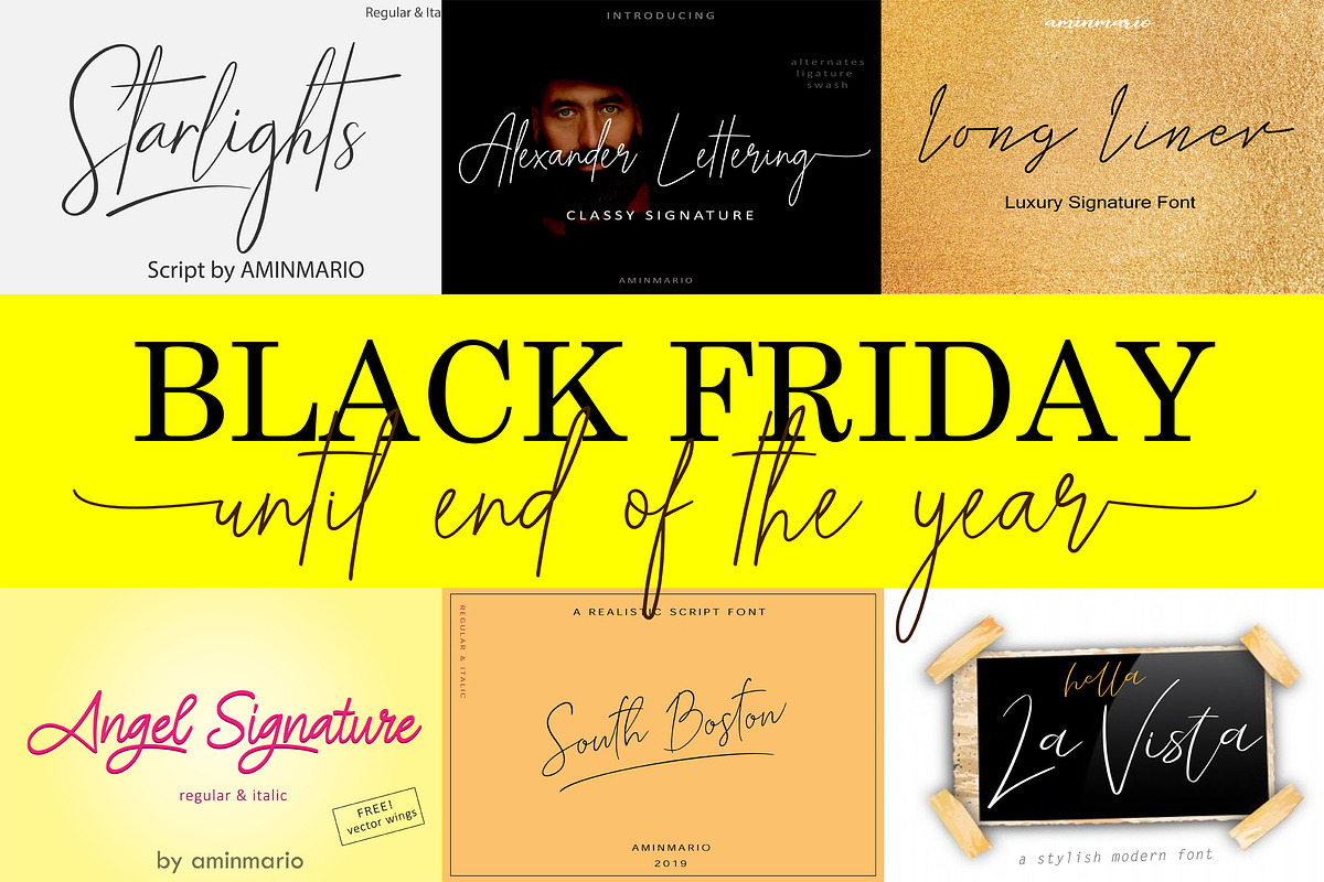 BLACK FRIDAY SALE Vol.1