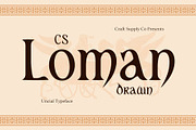 CS Loman Drawn, a Serif Font by Craft Supply Co. (Thumbnail 1 of 8)