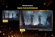 170+ Golden Magic Overlay Effects, an Object Graphic by Mikel Blazgad (Thumbnail 5 of 11)