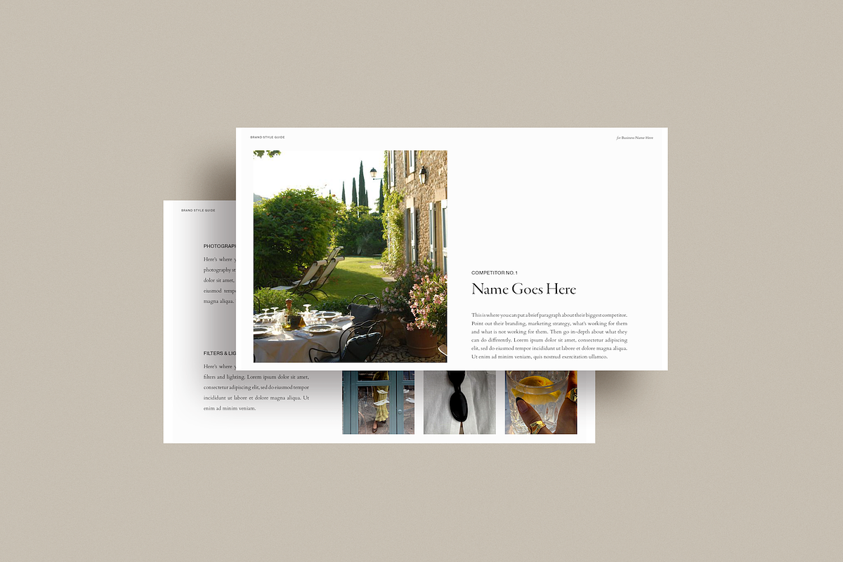 Luxury Brand Guidelines Templates, a Presentation Template by Brand & Bloom (Photo 4 of 10)