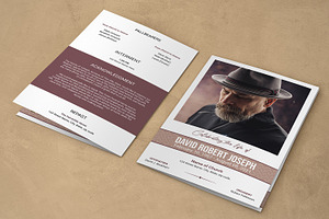 Funeral Program Template V41