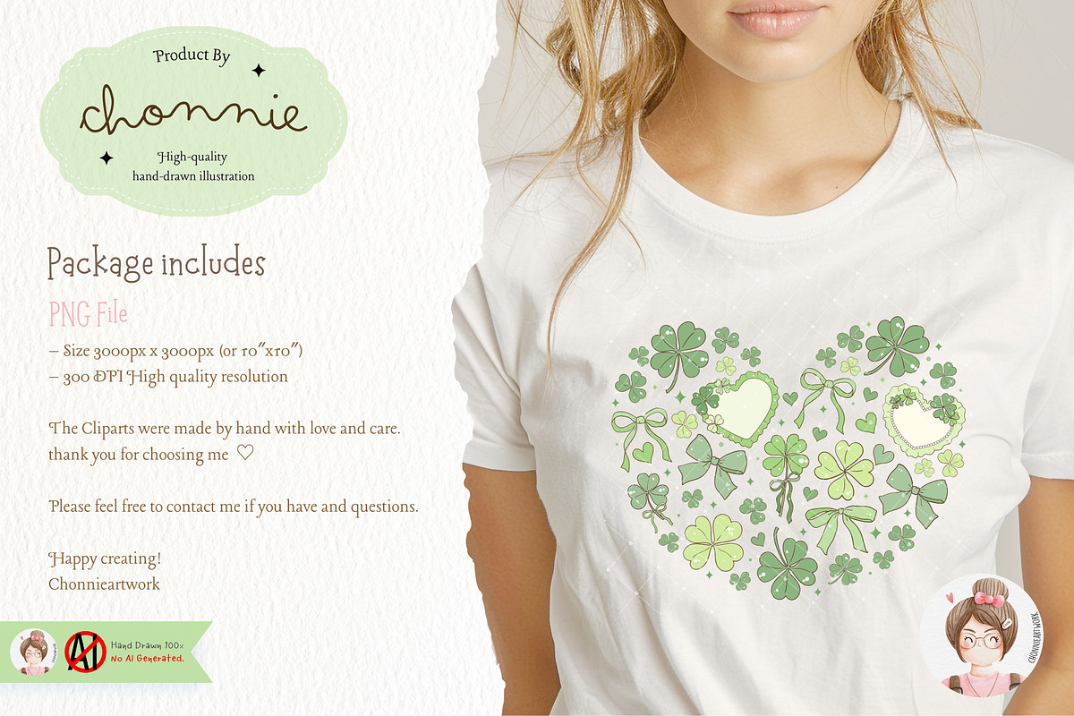 St. Patrick's Day Lucky Clover SVG, a Seasonal Illustration by Chonnieartwork (Photo 3 of 3)