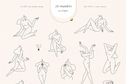 FORMS of BEAUTY Line Art Collection, a Person Illustration by Acierto Studio (Thumbnail 4 of 19)