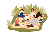 People having summer picnic set, a Person Illustration by Good Studio (Thumbnail 4 of 6)