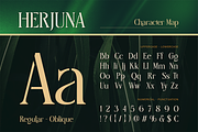 Herjuna, a Serif Font by Burntilldead (Thumbnail 2 of 12)