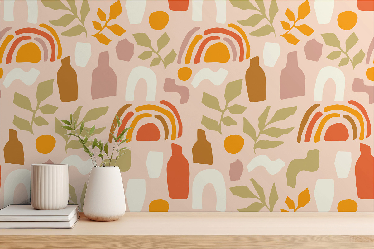 Sunny Day Shapes, a Wallpaper Graphic by MalyskaStudio (Photo 6 of 6)