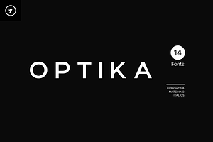 OPTIKA - Minimalist Font Family