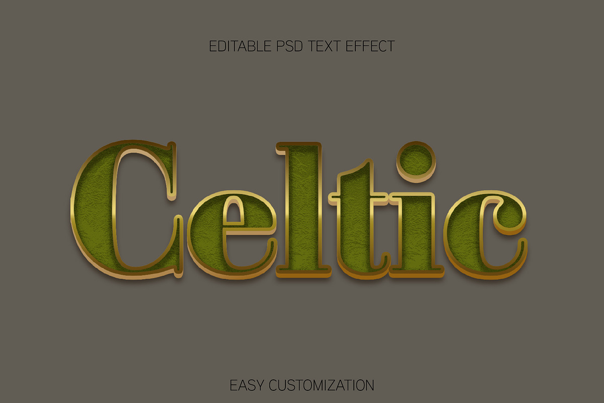 Elegant Celtic Text Effect