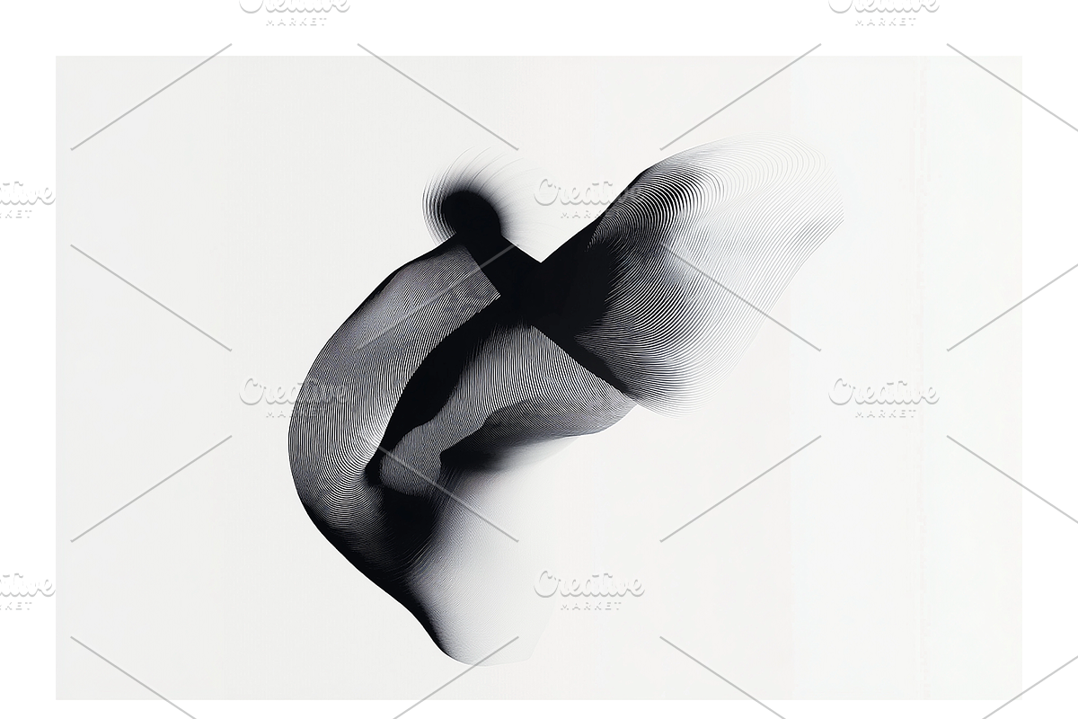 Miba Co · B&W Abstract Minimalism, a Texture Illustration by milatovar (Photo 8 of 20)