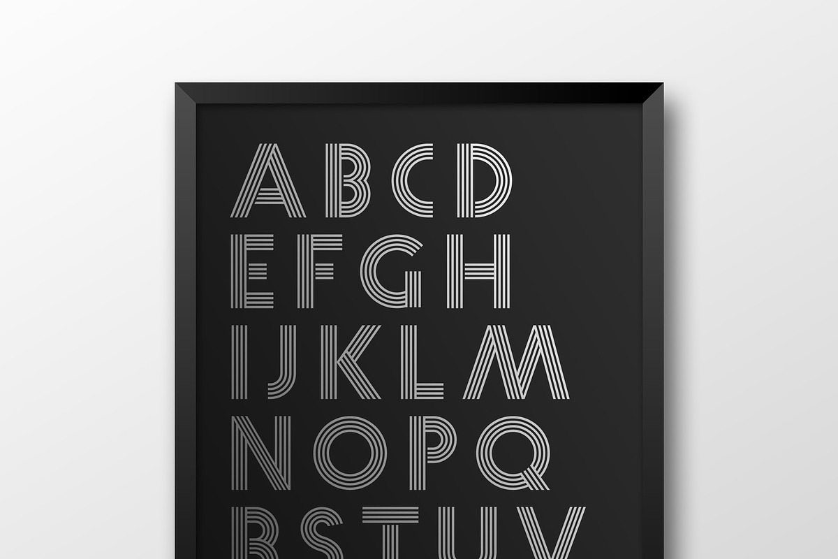 Spaceline Font, a Font by The Petim (Photo 2 of 4)