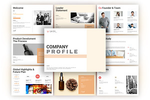 Business Company Profile Template, a Brochure Template by PixelWink
