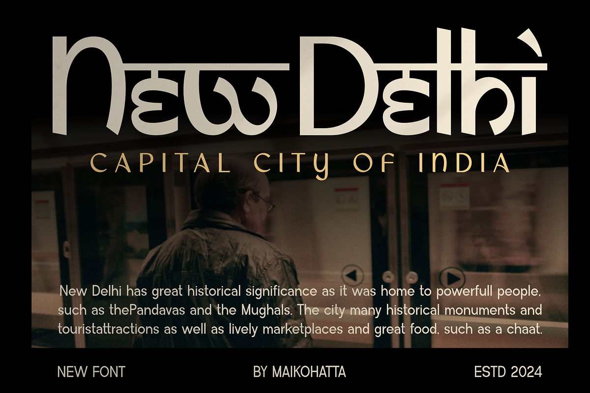Windhavi - Hindi Display Font, a Script Font by MaikoHatta (Photo 7 of 8)