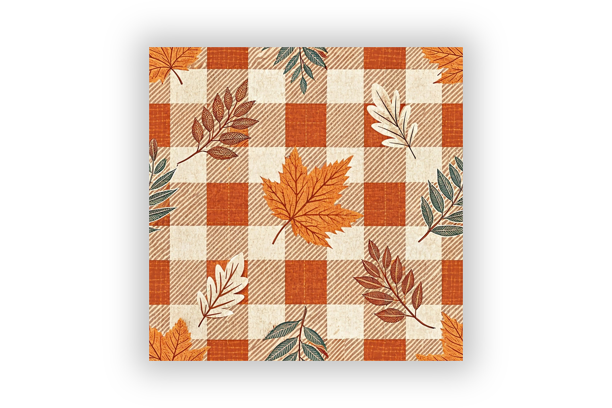 Elegant Plaid Autumn Pattern Bundle, a Pattern Graphic by FloridPrintables (Photo 6 of 9)