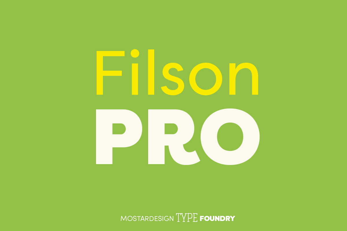Filson Pro Font Family (16 fonts)