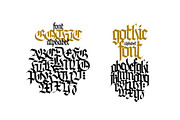 Gothic vector letters, an Object Graphic by GeekClick (Thumbnail 3 of 8)