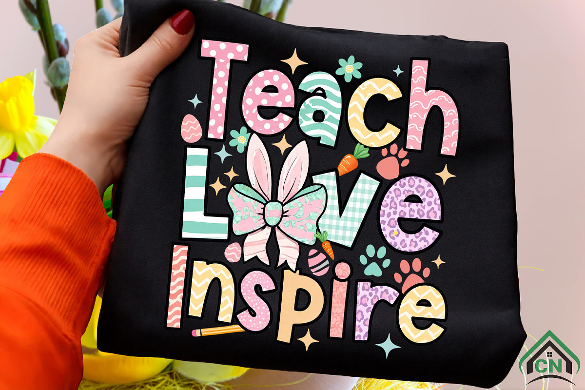 Easter Teacher Png, Happy Easter Png, an Illustration by Craft Nest (Photo 5 of 6)