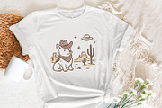 Retro Corgi Cowboy in Desert, Cute, an Illustration by SharpMarketplace (Thumbnail 7 of 9)