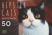 Hipster Cats Photo Pack