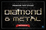 Diamond & Metal #3 - 18 Text Styles, a Layer Style Add-On by Jonas Stensgaard (Thumbnail 14 of 21)