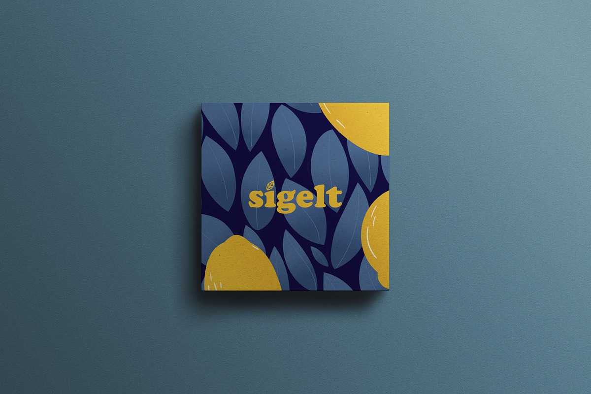 Square Blue Business Card Mockup, an Advertising Mockup by Sigelt (Photo 9 of 9)