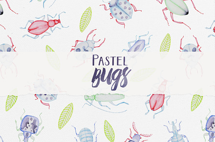 Pastel Bugs