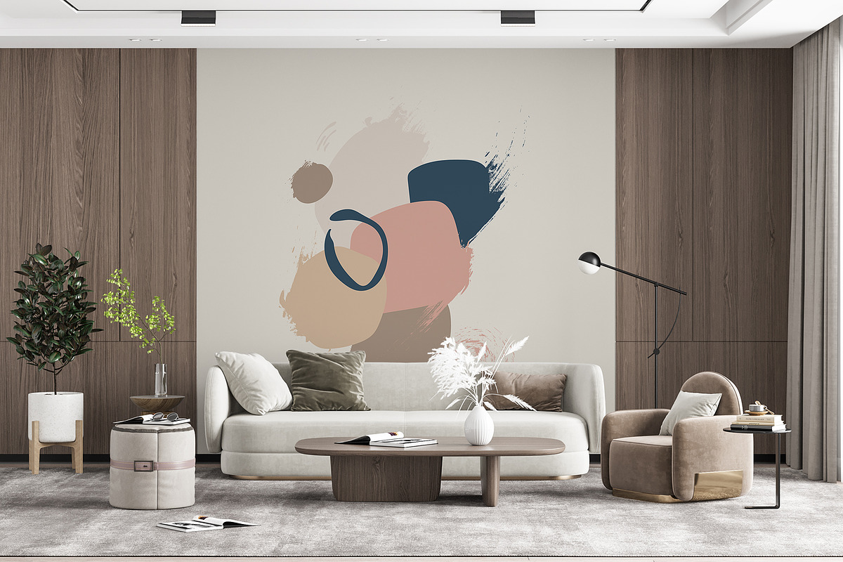 Abstract wall art collection, an Illustration by Vinegret -Shop (Photo 3 of 15)