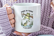 Hang in There, It Gets Worse Funny, an Illustration by CraftArtStudio (Thumbnail 3 of 4)