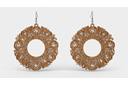Floral Drop Earring SVGs, a Graphic by musafir_fashion (Thumbnail 10 of 11)