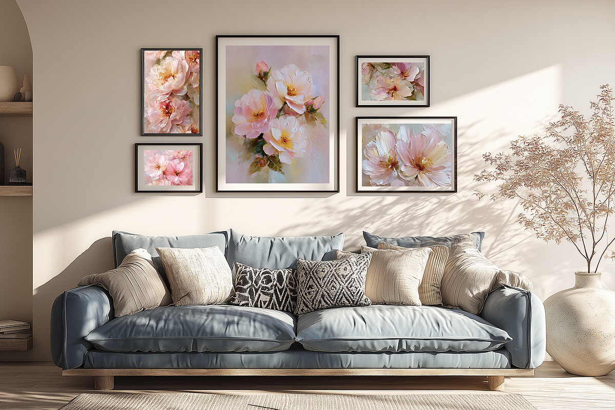 Soft Blush Floral Illustration, a Decorative Illustration by Housui Patterns (Photo 12 of 12)