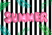 Pink Bubble letters and numbers, an Object Graphic by Idressart (Thumbnail 3 of 5)