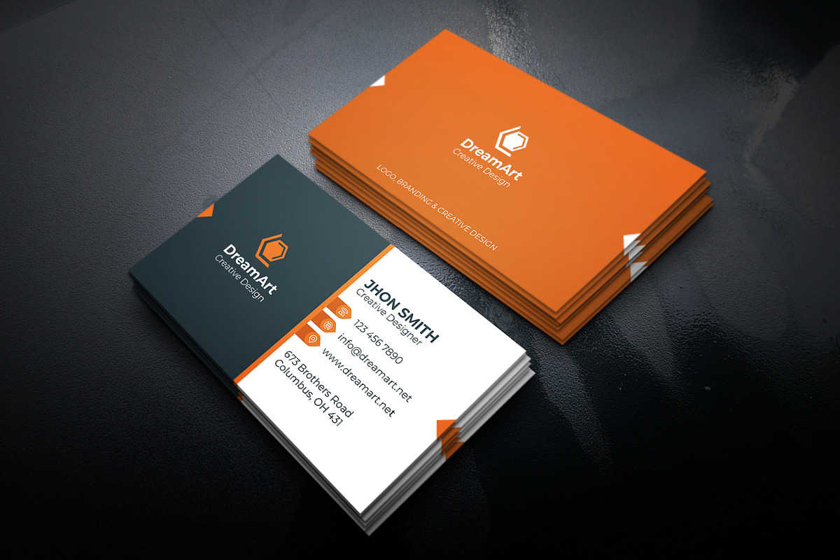 Corporate Business Card Template, a Business Card Template by GFXCity (Photo 3 of 4)