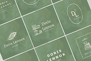 Author Canva logo template, a Branding & Logo Template by Petite Zakka Boutique (Thumbnail 3 of 7)