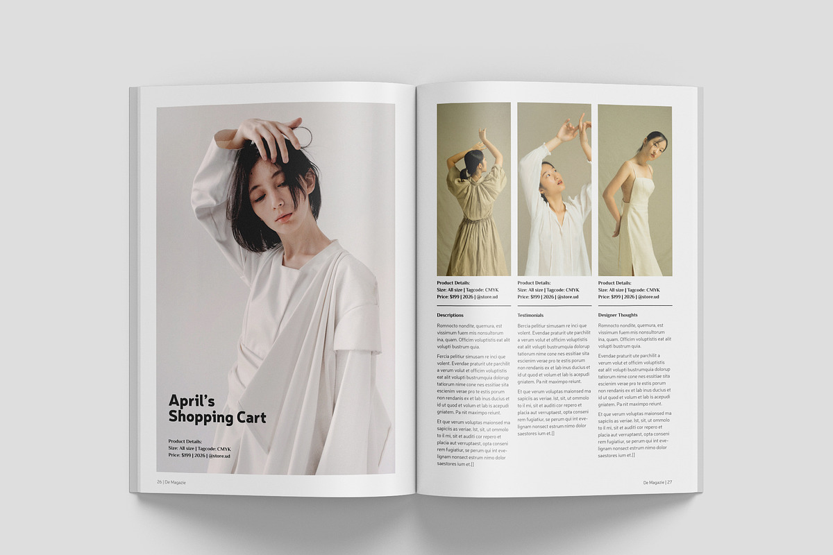 Simple Magazine Template, a Magazine Template by Bookrak Graphic Design (Photo 14 of 17)