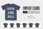 Comfort Colors 1717 Mockups, a Shirt Mockup by Photific (Thumbnail 1 of 6)