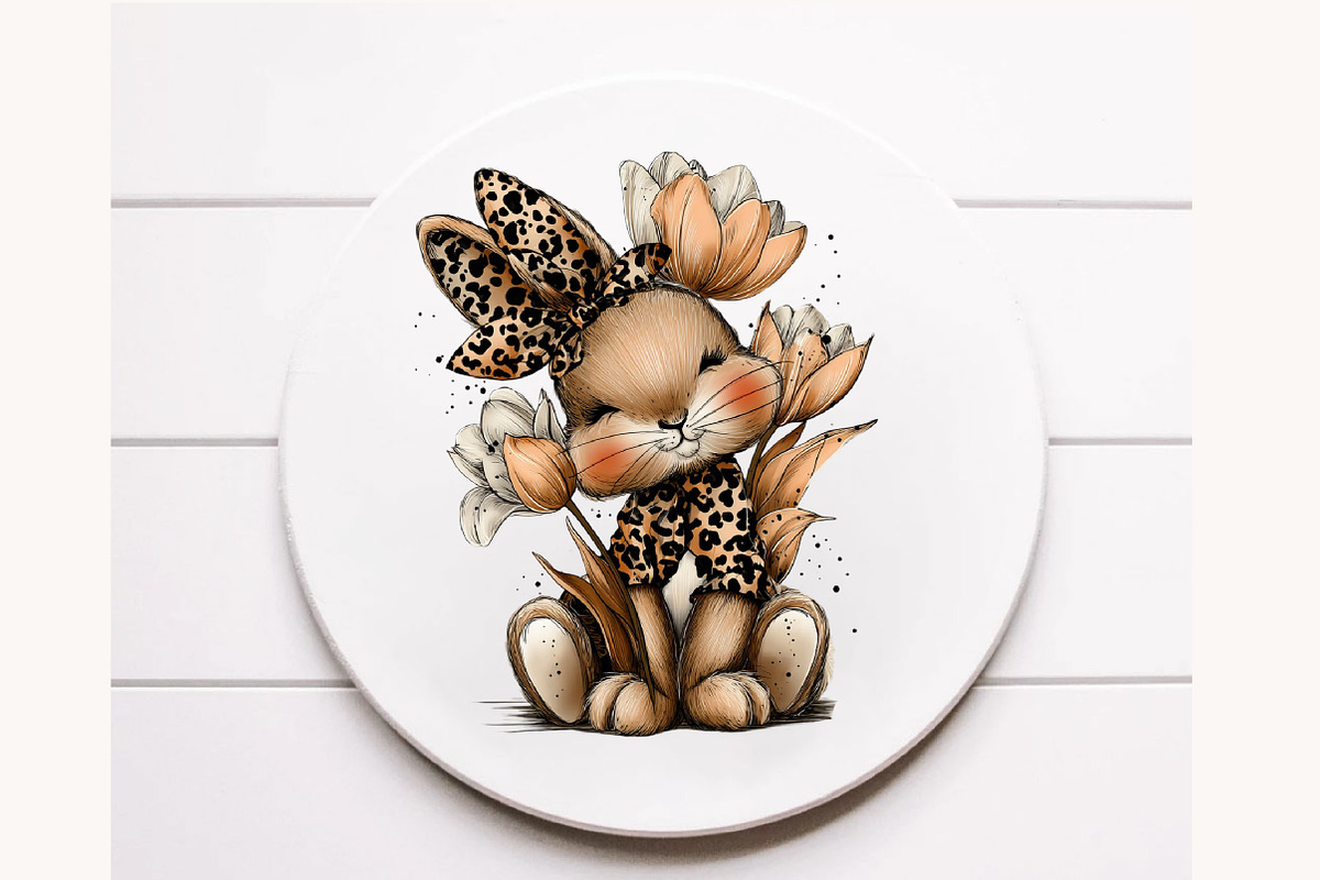Leopard print easter clipart, an Illustration by Designworld (Photo 10 of 10)