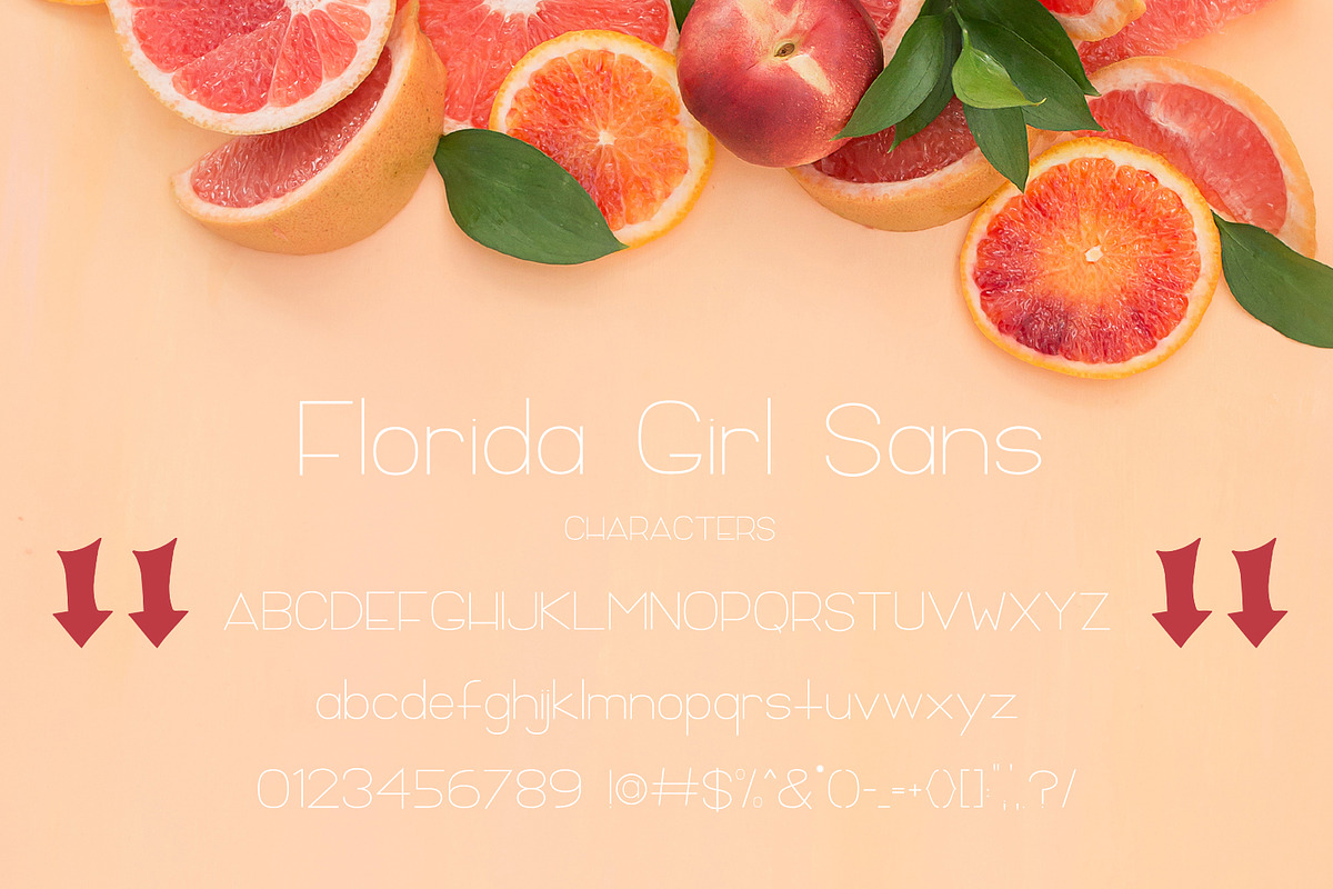 Florida Girl Sans, a Sans Serif Font by Beck McCormick (Photo 4 of 4)