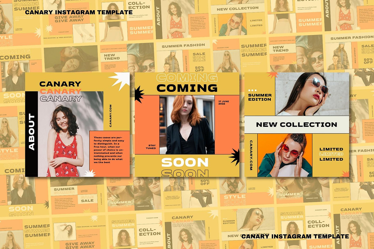 CANARY Instagram Template, a Social Media Template by Aji Gallery (Photo 2 of 7)