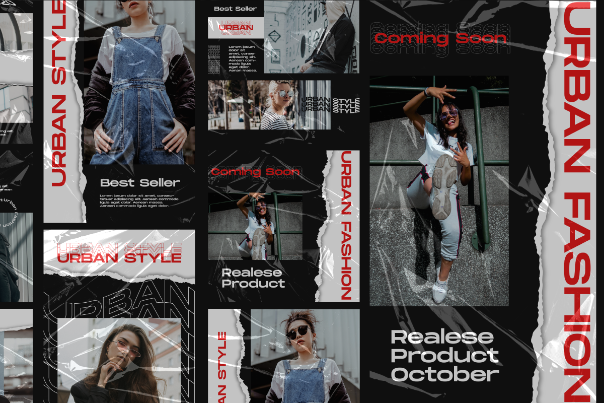 Urban Story & Feed Instagram Templat, a Social Media Template by Inkofert (Photo 11 of 11)