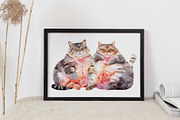 Not Yoga Cats, an Animal Illustration by TheCuteShop (Thumbnail 4 of 17)