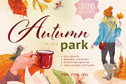 Autumn in the park, an Animal Illustration by Funnystore (Thumbnail 1 of 13)