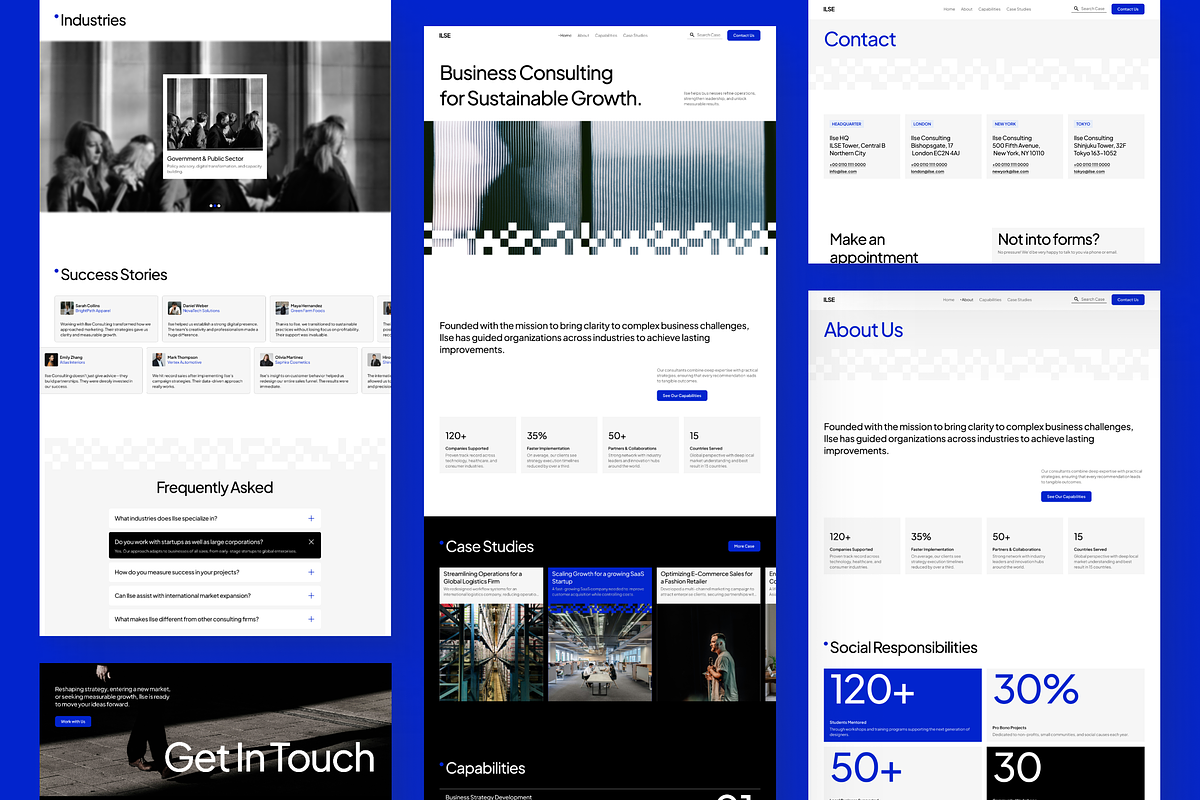 Consulting Firm Figma Template preview 2