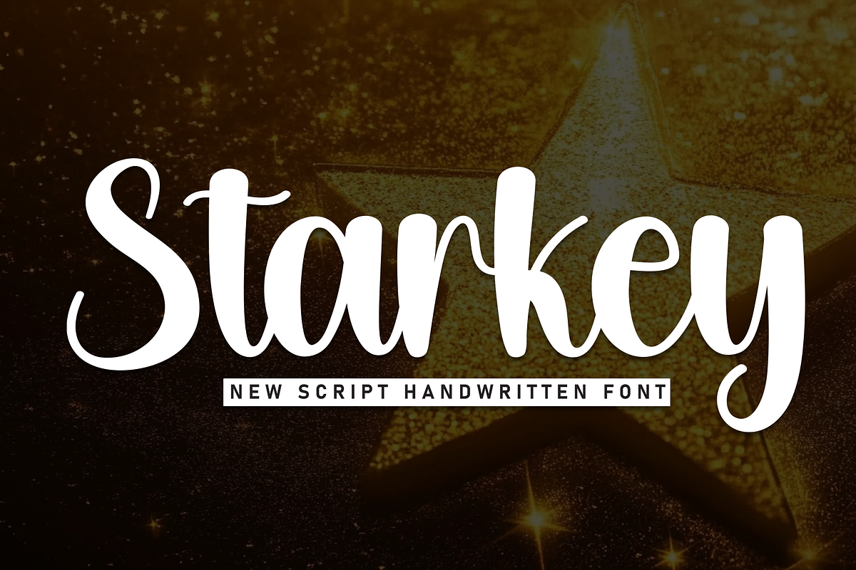 Starkey | Script Font, a Script Font by Scratchones (Photo 1 of 8)