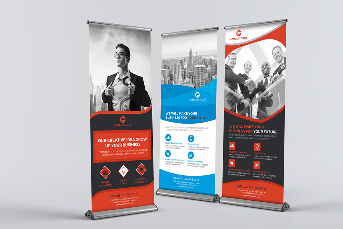 Corporate Roll-up Banners, a Flyer Template by design_pick (Photo 4 of 4)