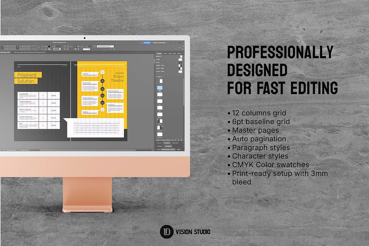 Agency Proposal Canva InDesign, a Brochure Template by ID Vision Studio (Photo 14 of 16)