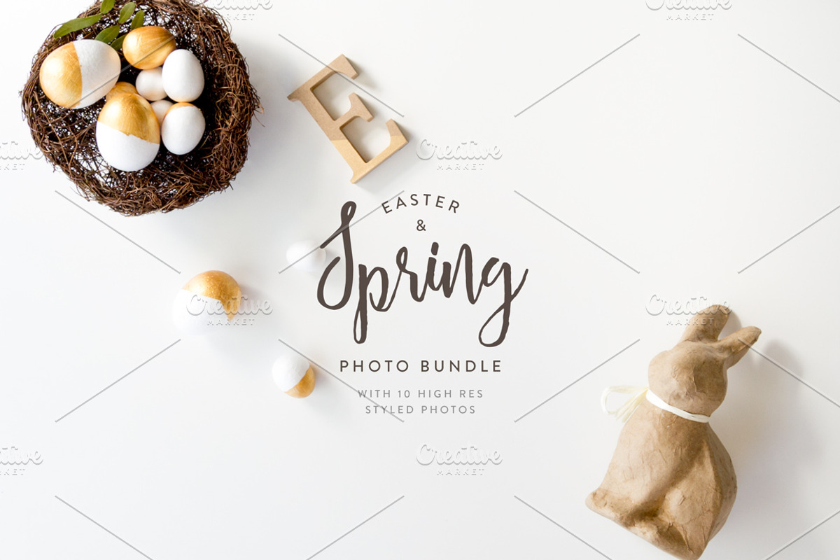 Easter & Spring Photo Bundle, a Print Template by GT Studio (Photo 2 of 11)