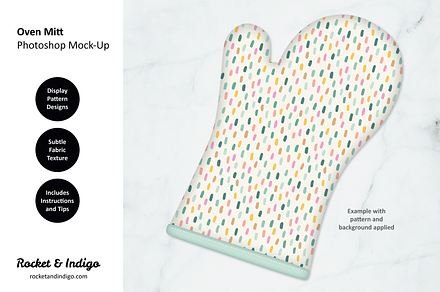 Oven Mitt Photoshop Mock-Up