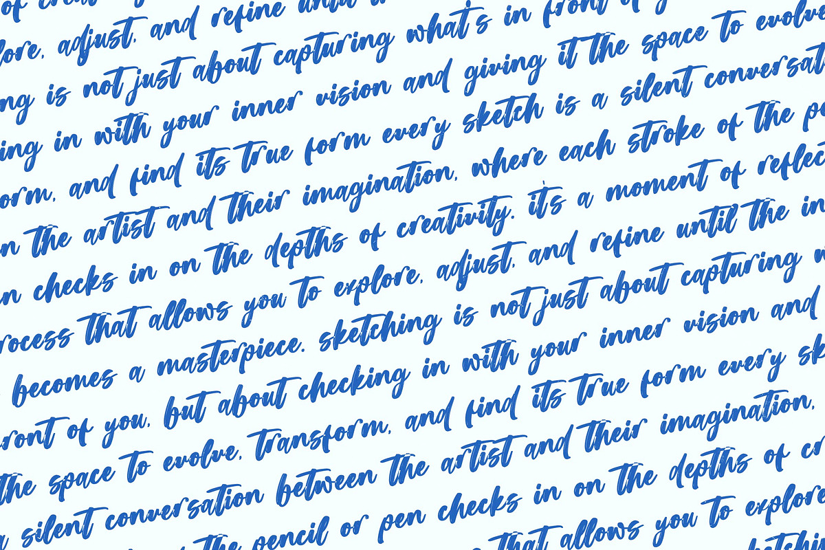 Sketch Checkin  Modern Brush Font, a Script Font by Letterena Studios Script (Photo 17 of 20)