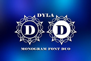Dyla Monogram Font Duo, a Font by Digital Typeface Studio (Thumbnail 1 of 8)
