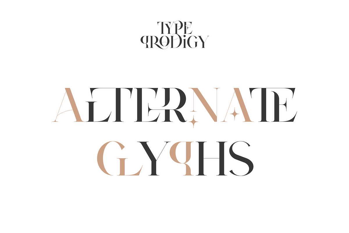 Type Prodigy - serif logo font, a Serif Font by VP Fonts (Photo 20 of 24)